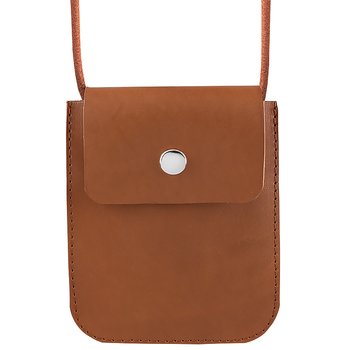 Small bag in leather cognac