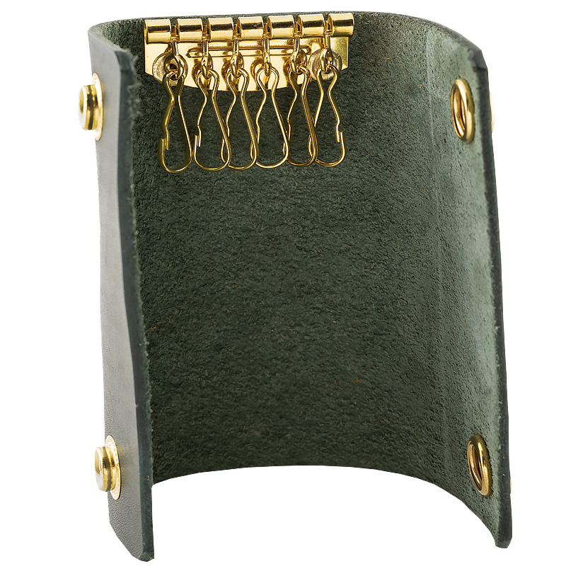Key holder in green/guld - 2