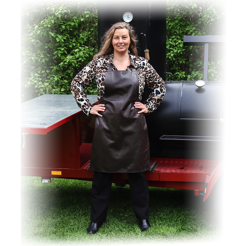 Leather apron Prestige Zero, Cafe noir - 3