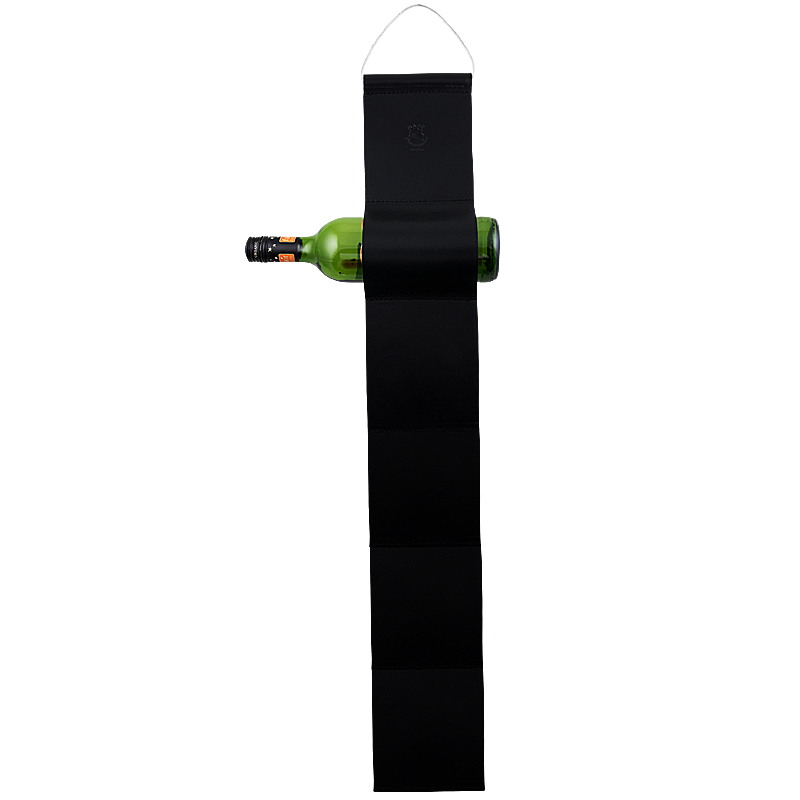 Wine rack 6-compartment black  - 4