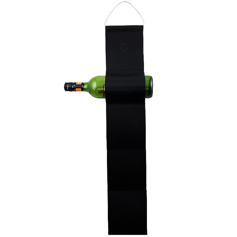 Wine rack 5-compartment black  - 4