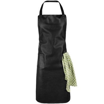 Leather apron Prestige Sleifi, black