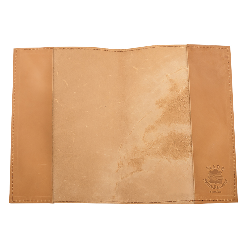 Book cover in leather dragon cognac - 4