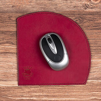 Mouse pad Half Moon red