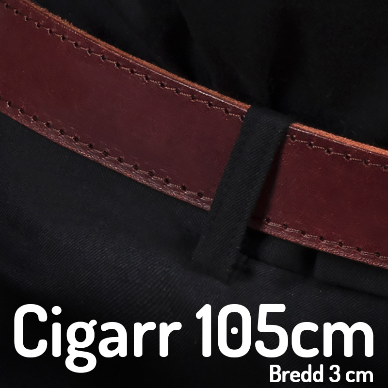 Belt 105cm cigarr 3cm