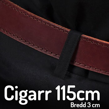 Belt 115cm cigarr 3cm