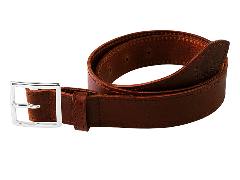 Leather belt B silver nickel free - 3