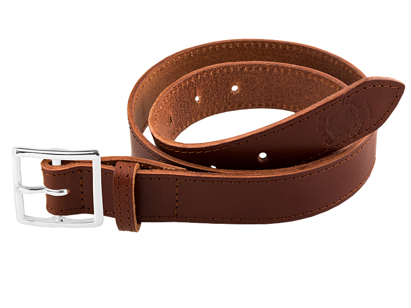Leather belt B silver nickel free - 4