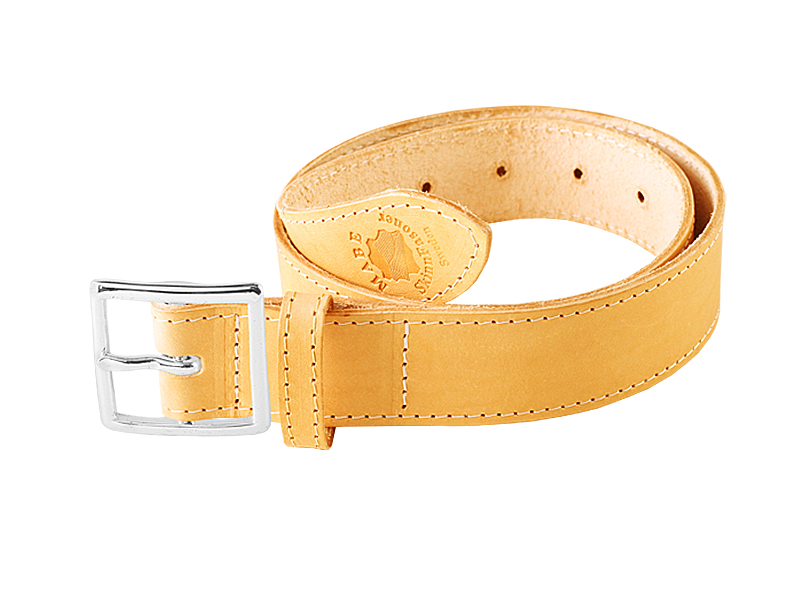 Leather belt B silver nickel free - 5