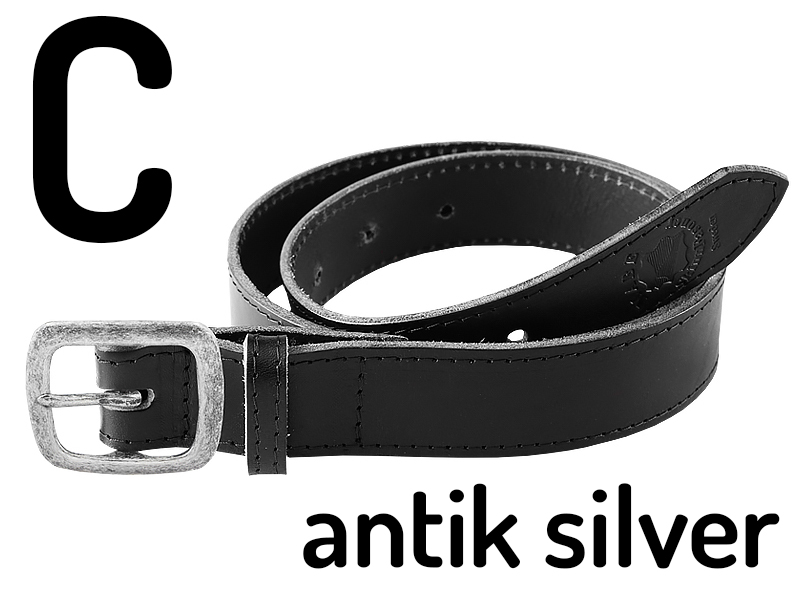 Belt 80 cm Svart 3.5 cm - 4