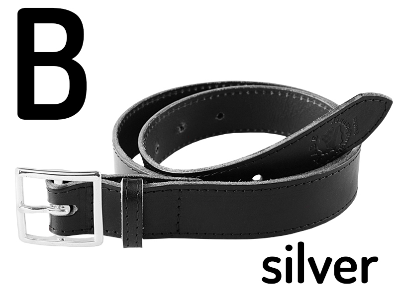 Skärp 95 cm svart 3.5 cm - 3