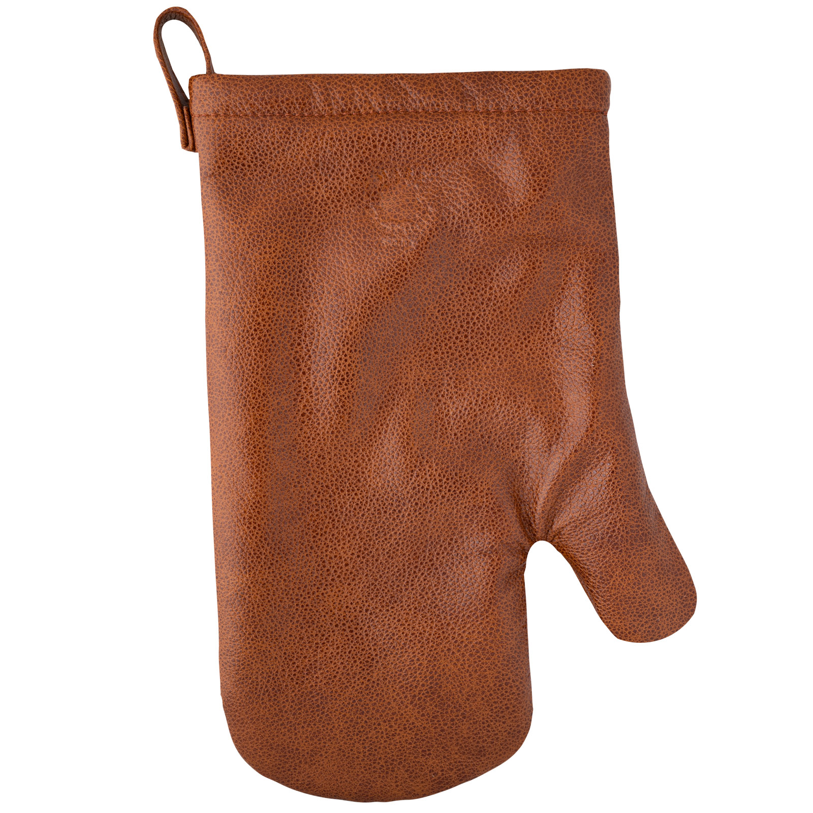 Apron and bbq mitten in leather - 3