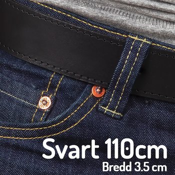 Belt 110 cm Svart 3.5 cm
