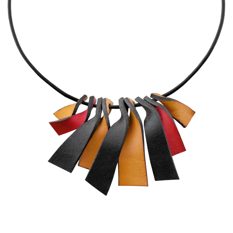 Leather Necklace mix - 2