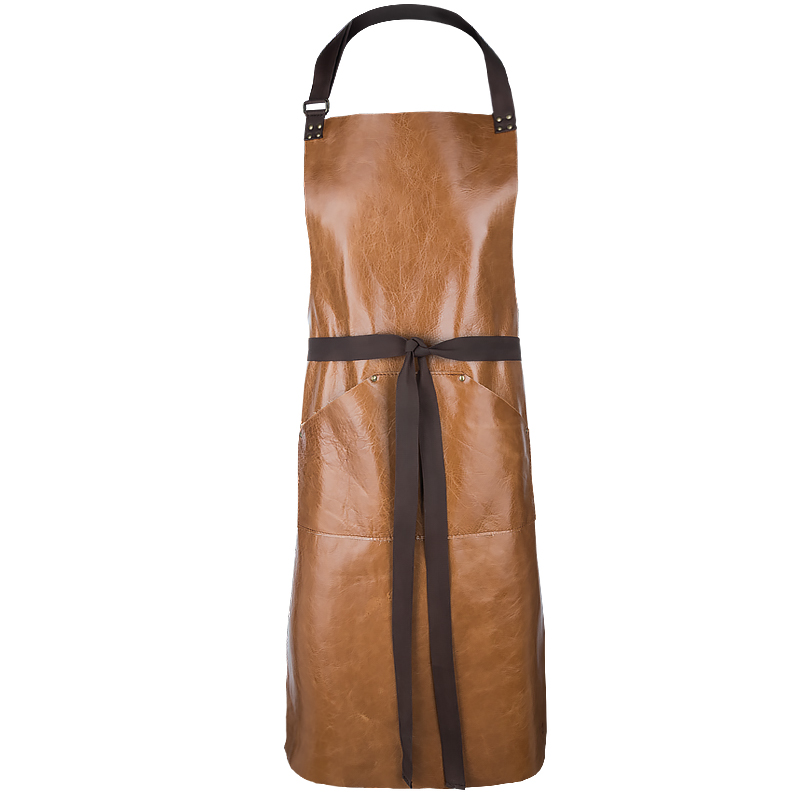 Leather apron Gemini Cognac - 2