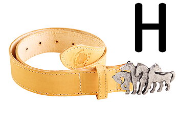 Belt 110cm naturally 4cm