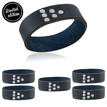 Napkin ring with six rivets 6-pack