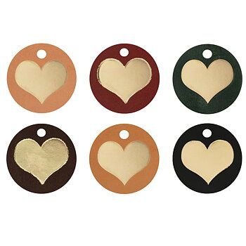 Key ring Gold  heart filled