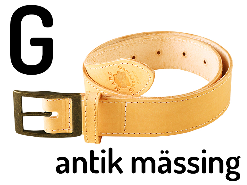 Skärp  130 cm natur3.5 cm - 8