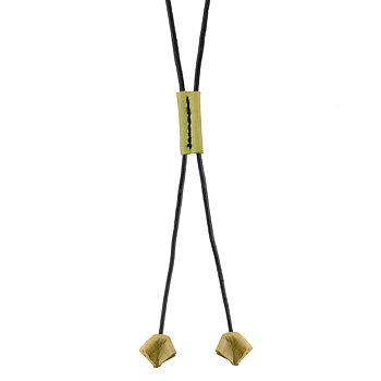 Leather Necklace lime green