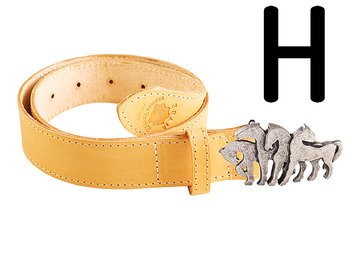 Belt 95 cm naturally 4cm