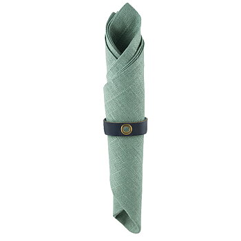 Napkin ring with circle rivets 6-pack