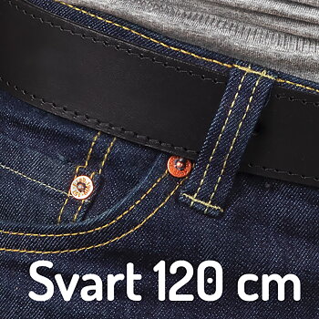 Belt 120 cm black 3 cm