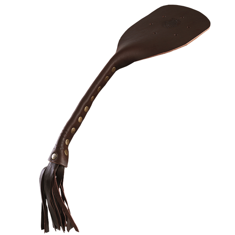 Paddle in leather cafe noir