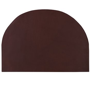 Deskpad crescent dark brown
