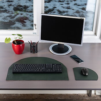 Deskpad Crescent green