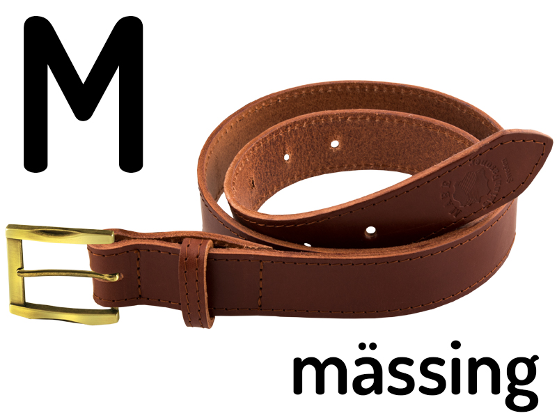 Skärp 95 cm cognac 4 cm - 6