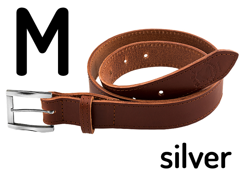 Skärp 95 cm cognac 4 cm - 7