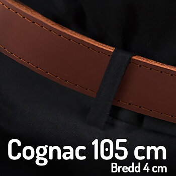 Belt 105 cm Cognac 4cm