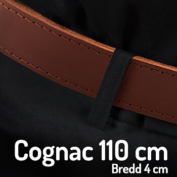 Belt 110 cm cognac 4cm