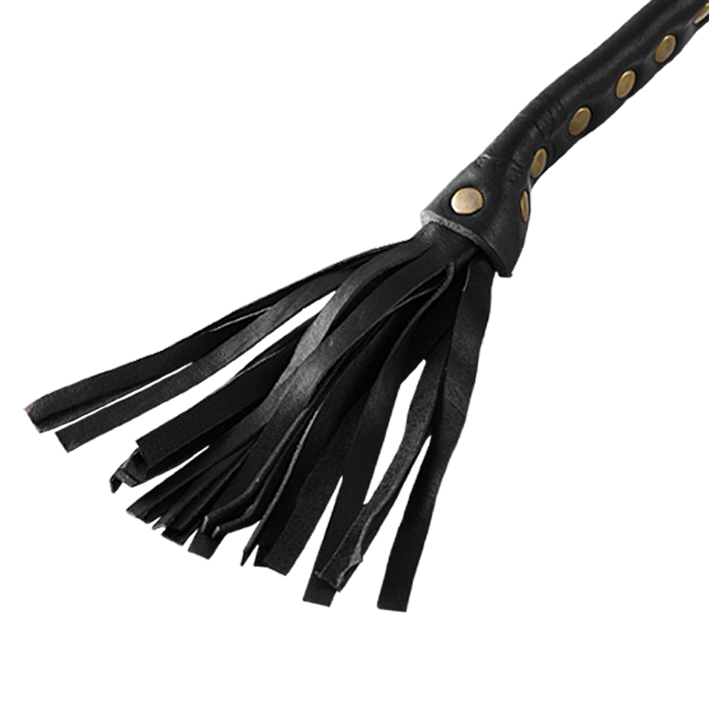 Paddle i läder Svart - 2