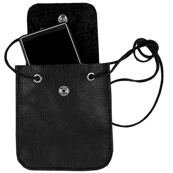 Small bag in leather black