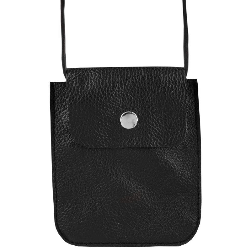 Small bag in leather black - 3