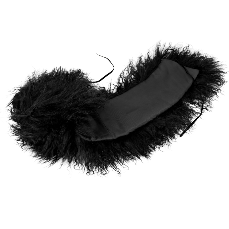 Black fur collar - 3