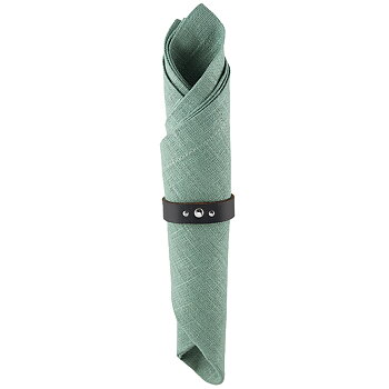 Napkin ring with round rivets 6-pack