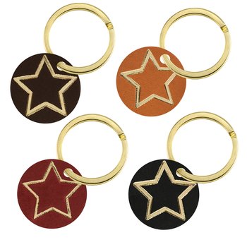 Key ring  star Gold