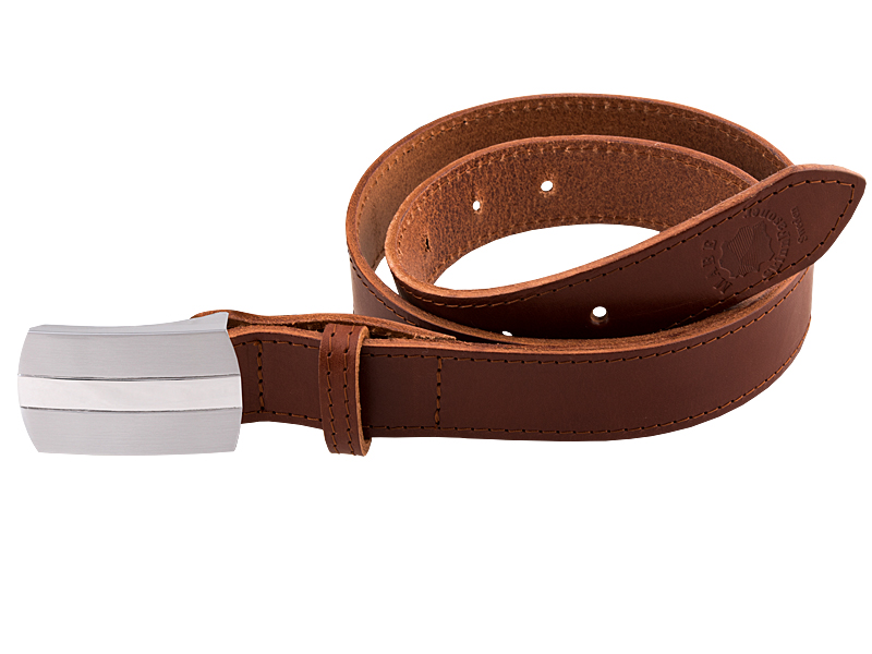 Leather belt J nickel free - 4