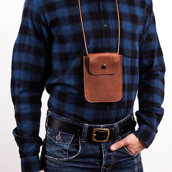 Small bag in leather 