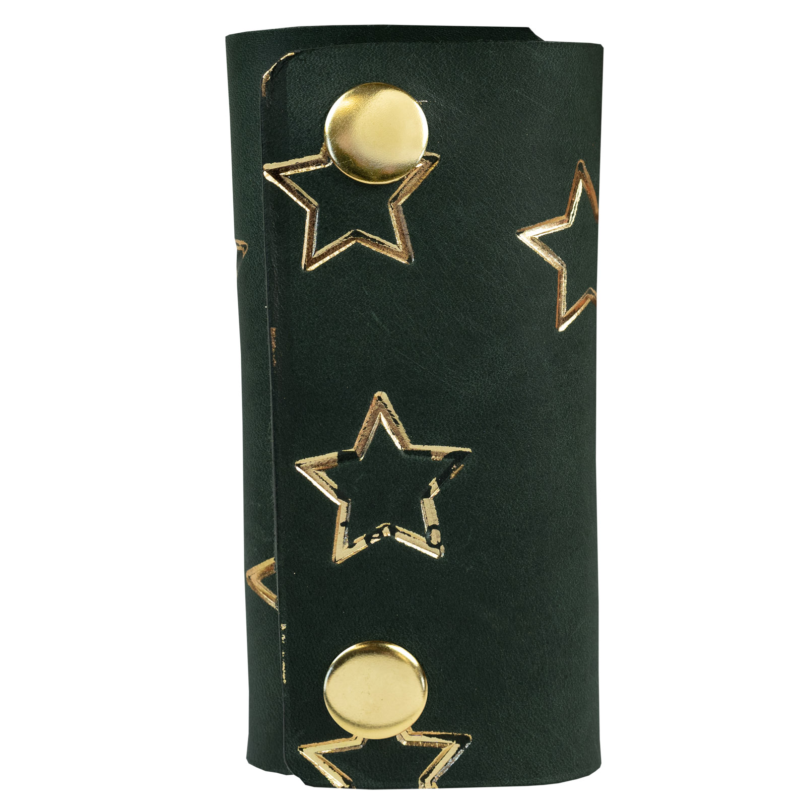 Key holder multiple stars green /gold