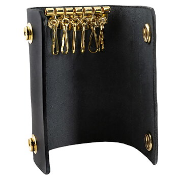Key holder full gold heart black