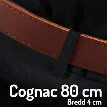 Belt 80 cm cognac 4cm