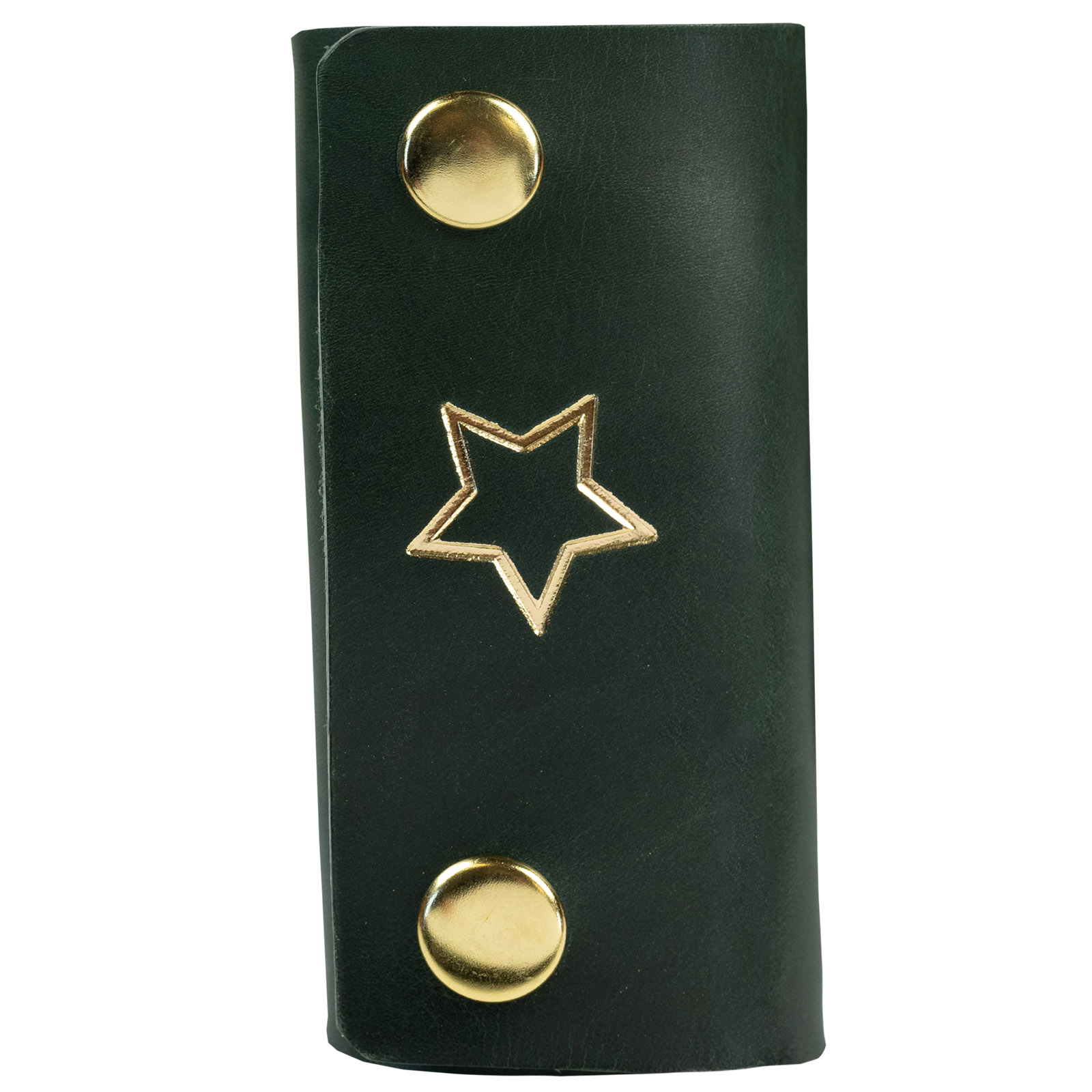 Key holder star green/gold