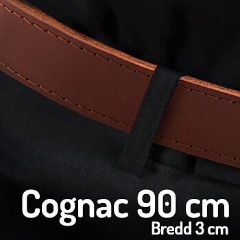 Belt 90 cm Cognac 3cm