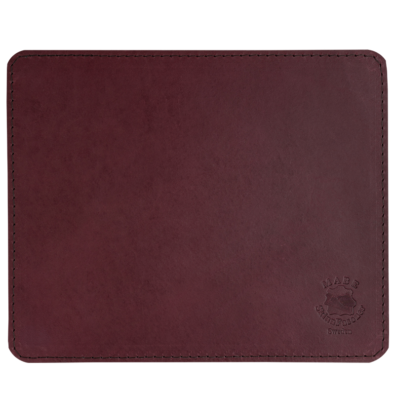 Mouse pad rectangular oxblood