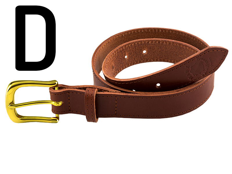 Belt 80cm cognac 3.5cm - 7