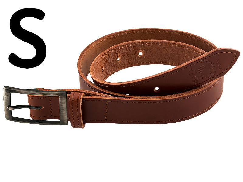 Belt 80cm cognac 3.5cm - 10
